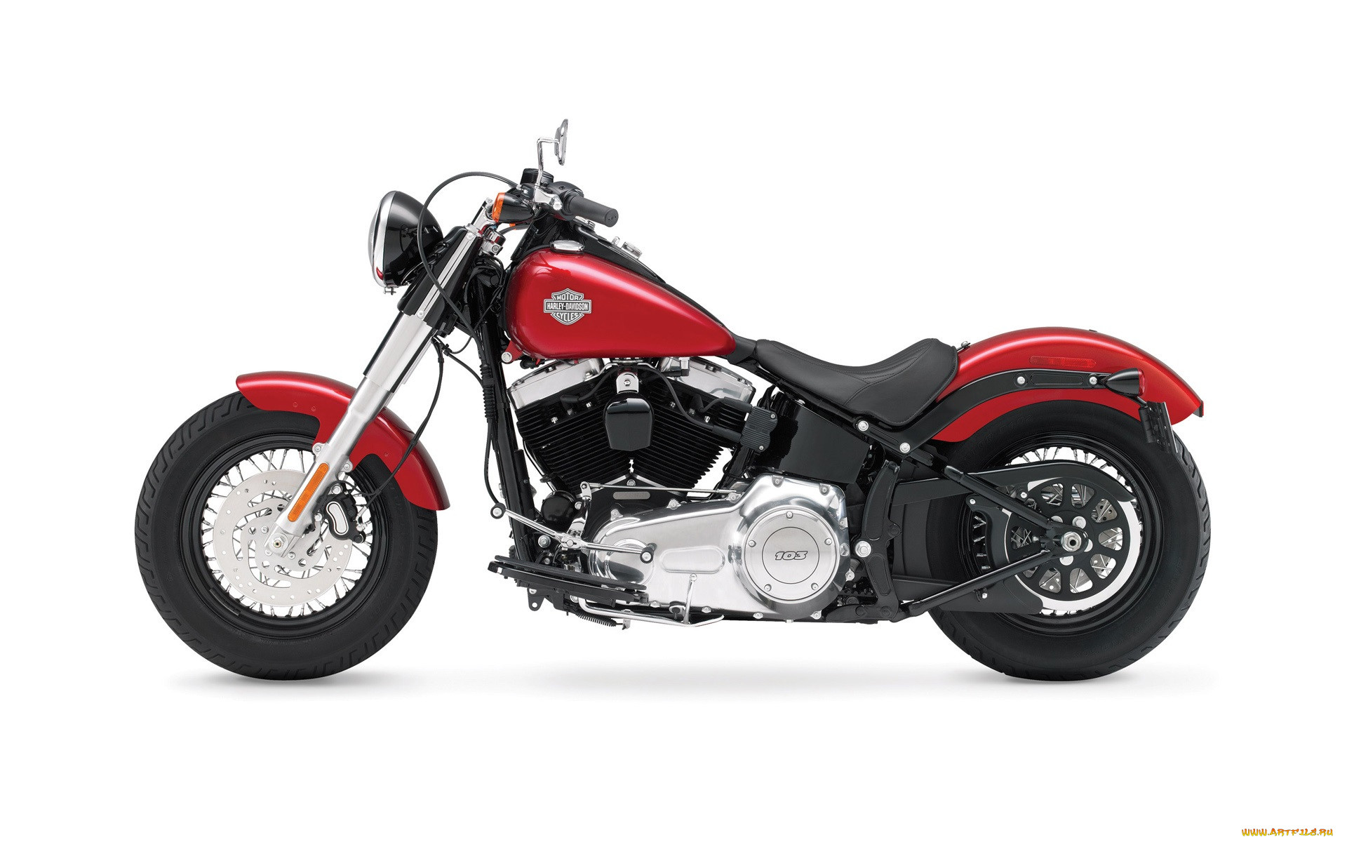 , harley-davidson, 2012, slim, softail